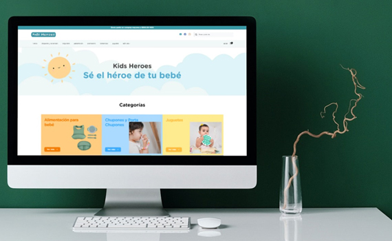 Contexto del proyecto <span class='color-primary'>Kidsheroes</span>: De una tienda sin ventas a un canal digital con clientes recurrentes.